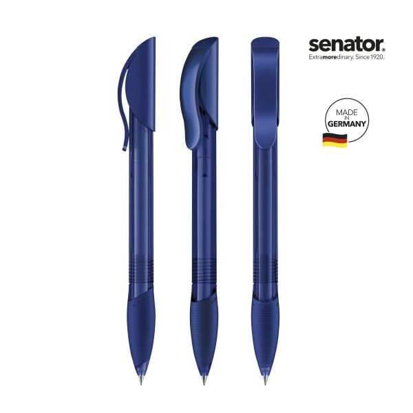 SENATOR Kugelschreiber HATTRIX Clear SG 2339 Pantone 2757 Blau
