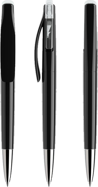 prodir Kugelschreiber DS2 PPC-T Schwarz T01 Transparent