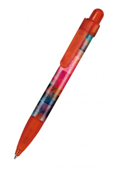 Ritter Pen Kugelschreiber Booster Transparent Foil 42773 Feuer-Rot 3609