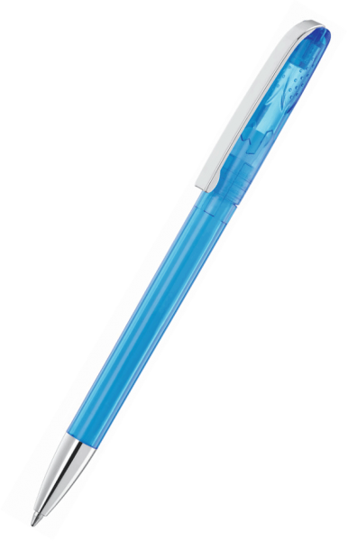 UMA Kugelschreiber PUR transparent SI 0-0146 Hellblau
