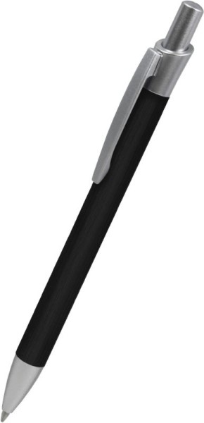 Metallkugelschreiber LISSABON, schwarz-silber