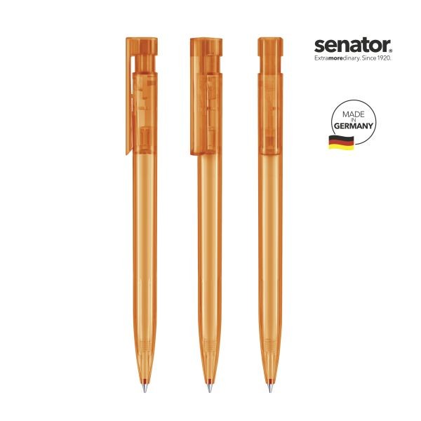 SENATOR Kugelschreiber LIBERTY Clear 2983 Pantone 151 Orange