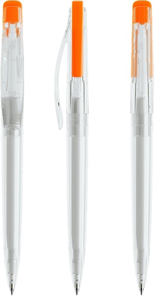 prodir Kugelschreiber DS2 PTT-P Transparent P10 Orange