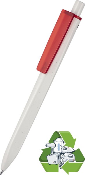 Ritter Pen Kugelschreiber RIDGE RECYCLED 99800 grau-rot transparent