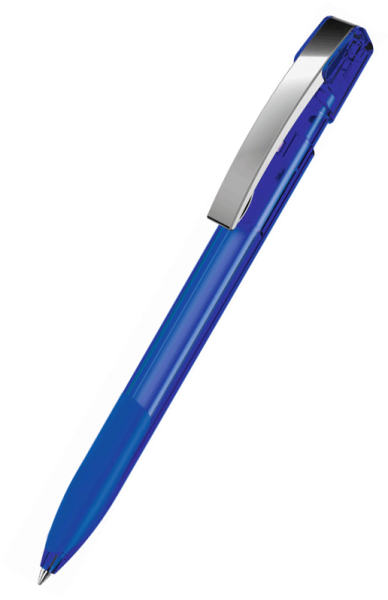 UMA Kugelschreiber SKY grip tranparent M 0-0126 Blau