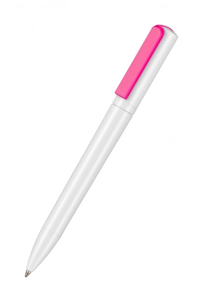 Ritter Pen Kugelschreiber Split NEON 00126 Weiß + Neon Pink 0890