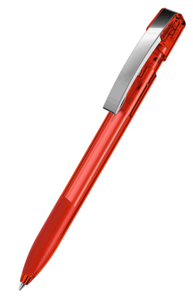 UMA Kugelschreiber SKY grip tranparent M 0-0126 Rot