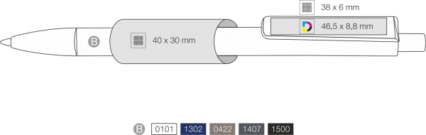 Ritter Pen Kugelschreiber Ionos 31280Sienna 0422