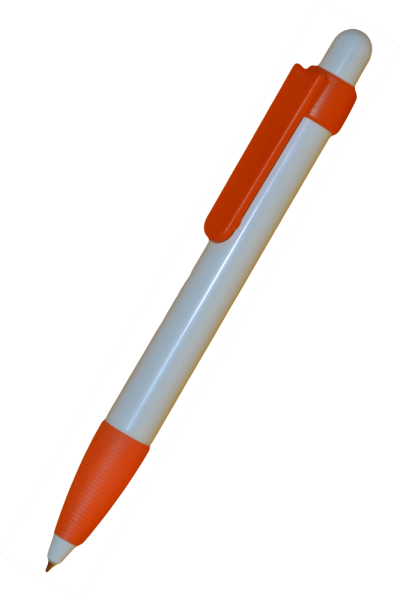 RITTER-PEN Kugelschreiber Soft Booster 02773- weiß-orange