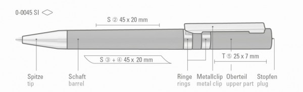 UMA Kugelschreiber RINGO SI 0-0045 Beige