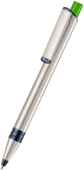 UMA Kugelschreiber RECYCLED PET PEN ALUMA transparent 0-7200 T - mittelgrün