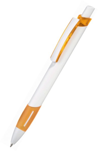 UMA Kugelschreiber STRIPE 0-0039 Weiß Orange