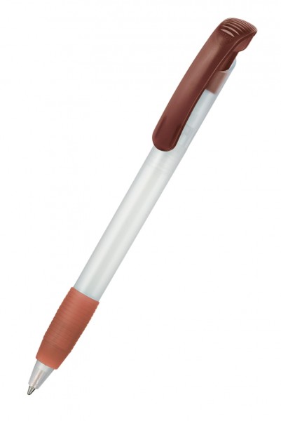 Ritter Pen Kugelschreiber Soft Clear Frozen 12100 Mocca-Brown 0419