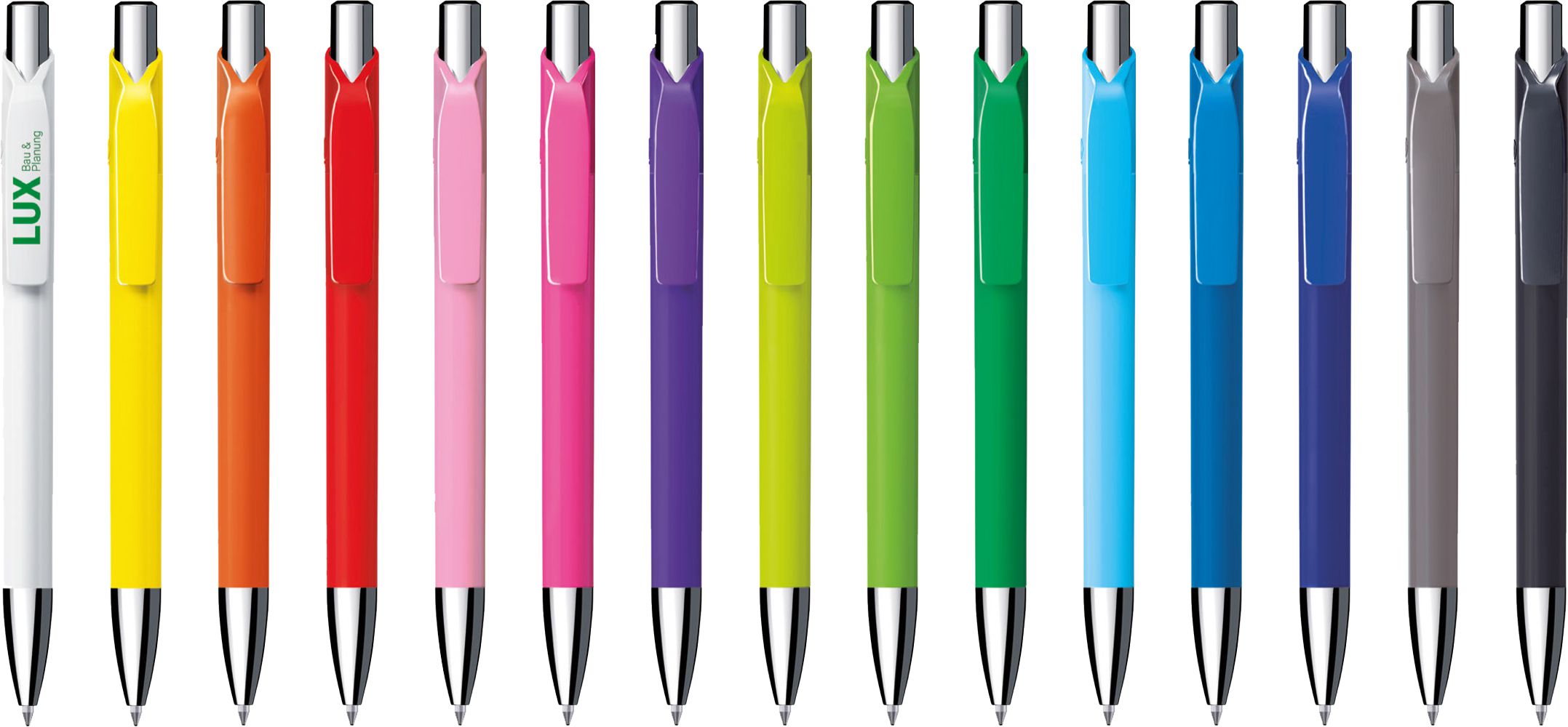 Jet solid chrom 48710 quatron Kugelschreiber