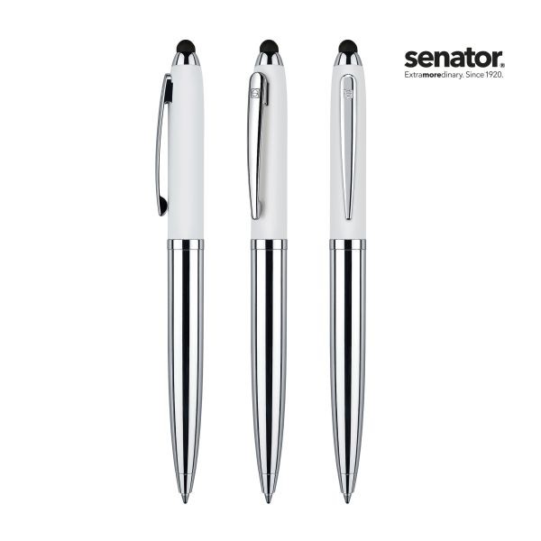 SENATOR Metallkugelschreiber + Stylus NAUTIC 2754 Weiss