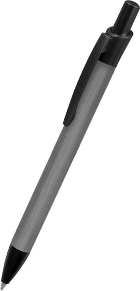 Metallkugelschreiber LISSABON, silber-schwarz