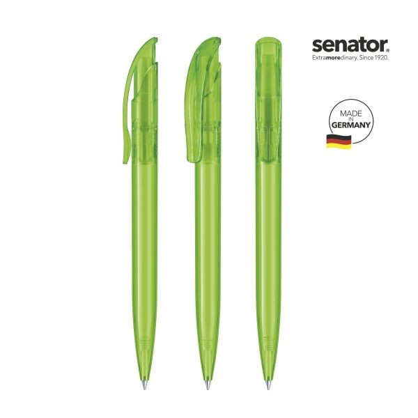 SENATOR Kugelschreiber CHALLENGER Clear 2192 Pantone 376 Grün