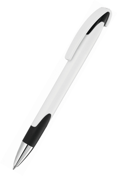 UMA Kugelschreiber LOOK grip SI 0-0122 Weiß-Schwarz