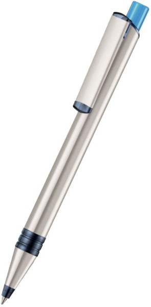 UMA Kugelschreiber RECYCLED PET PEN ALUMA transparent 0-7200 T - hellblau