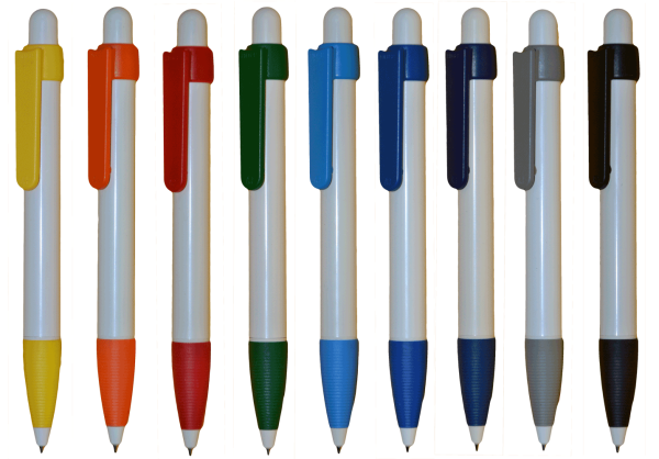 RITTER-PEN Kugelschreiber Soft Booster 02773- weiß-gelb
