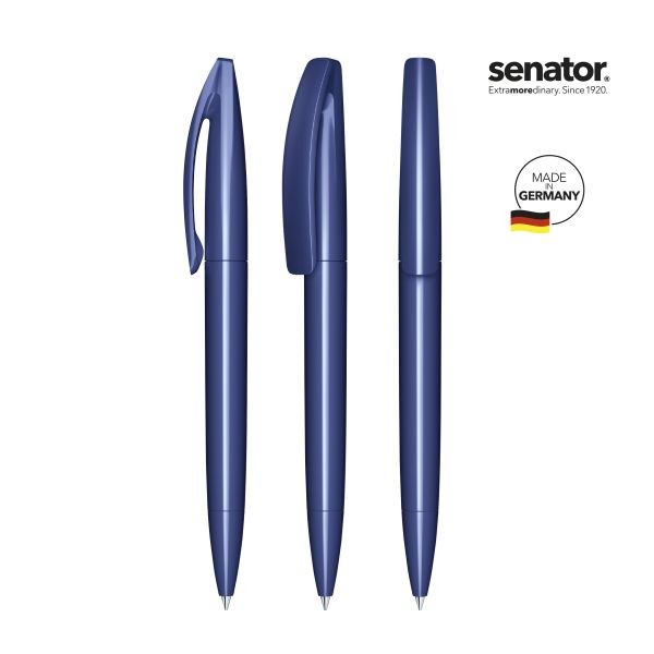 SENATOR Kugelschreiber BRIDGE Polished 3250 Pantone 2757 Blau