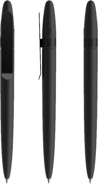 prodir Kugelschreiber DS5 Metal Clip TSR Softtouch Black S80 Black