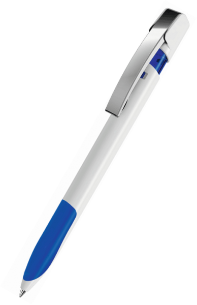 UMA Kugelschreiber SKY grip M 0-0126 Weiß-Blau