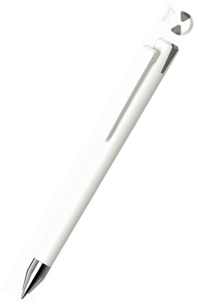UMA Kugelschreiber CRYSTAL SI 1-0147 Weiß-Dunkelgrau