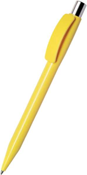 quatron Kugelschreiber Pixel uni chrom 47205 gelb 0116