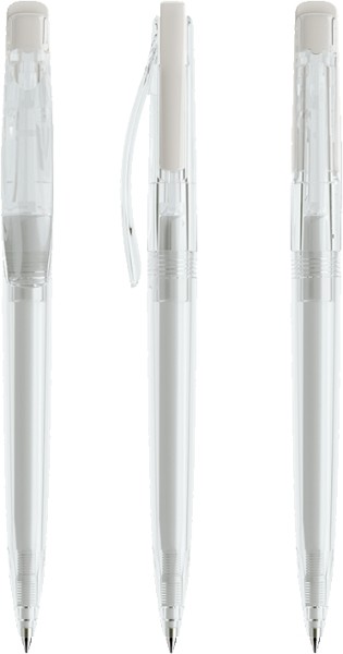 prodir Kugelschreiber DS2 PTT-P Transparent P02 White 