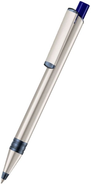 UMA Kugelschreiber RECYCLED PET PEN ALUMA transparent 0-7200 T - dunkelblau