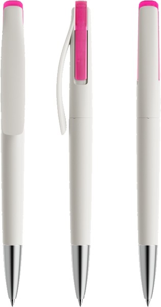 prodir Kugelschreiber DS2 PMS-T Weiß T25 Pink