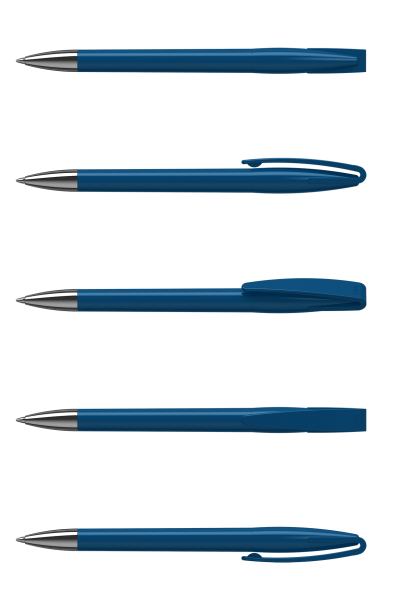 Klio-Eterna Kugelschreiber Cobra high gloss Mn 41028 Mittelblau M