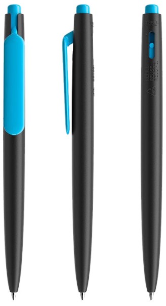 DS11 prodir Kugelschreiber PMP M75 schwarz-cyan blue