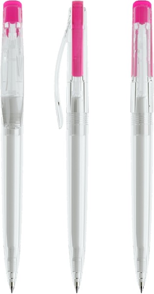 prodir Kugelschreiber DS2 PTT-T Transparent T25 Pink