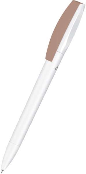 UMA Recycling Kugelschreiber CHILL C RECY 1-0043 Weiß - Braun