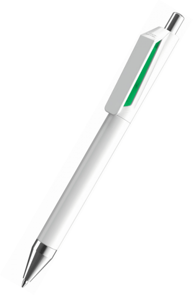 UMA Kugelschreiber FUSION SI 0-0155 Weiß-Grün