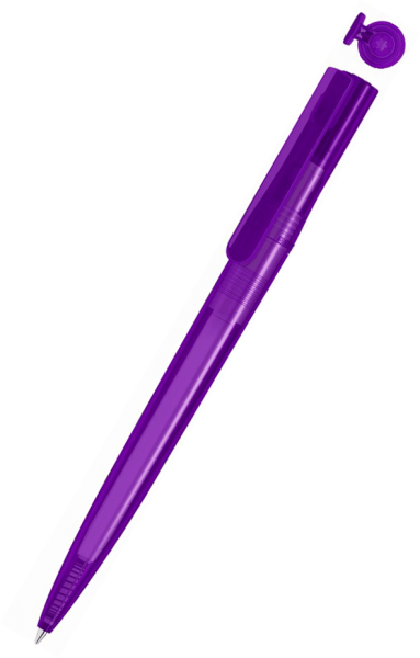 UMA Kugelschreiber RECYCLED PET PEN switch transparent 0-2240 Violett