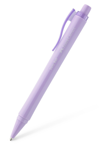 FABER-CASTELL Kugelschreiber Daily Ball Sweet Lilac inkl. 1-farbigem Werbedruck