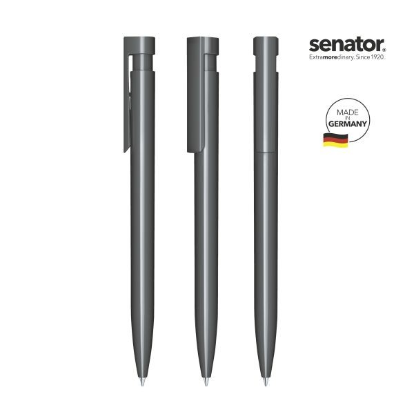 SENATOR Kugelschreiber LIBERTY Polished 2915 Pantone 445 Grau