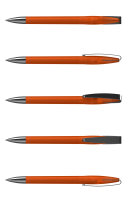 Vorschau: Klio-Eterna Kugelschreiber Cobra softfrost MMn 41050 Orange-Rot HTIST Vorschau: Klio-Eterna Kugelschreiber Cobra softfrost MMn 41050 Orange-Rot HTIST