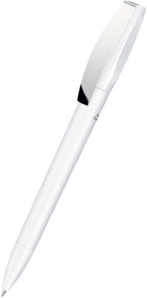 UMA Recycling Kugelschreiber CHILL C RECY 1-0043 Weiß - Silber Glanz