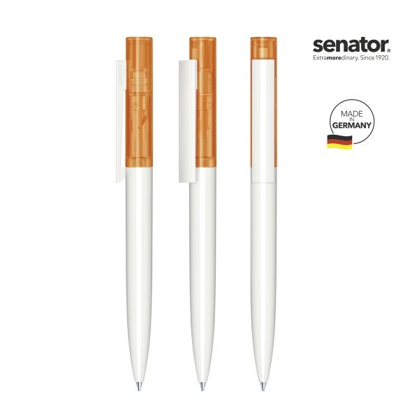 SENATOR Kugelschreiber HEADLINER Clear Basic 3281 Orange Pantone 151
