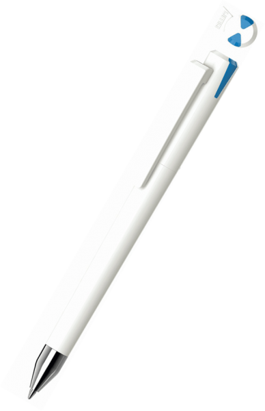 UMA Kugelschreiber CRYSTAL SI 1-0147 Weiß-Mittelblau