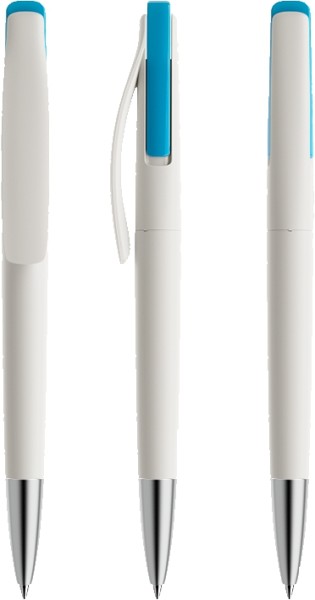 prodir Kugelschreiber DS2 PMS-P Weiß P58 Cyan Blue