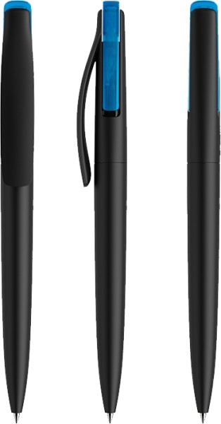 prodir Kugelschreiber DS2 PMM-T Schwarz T53 Azure Blue