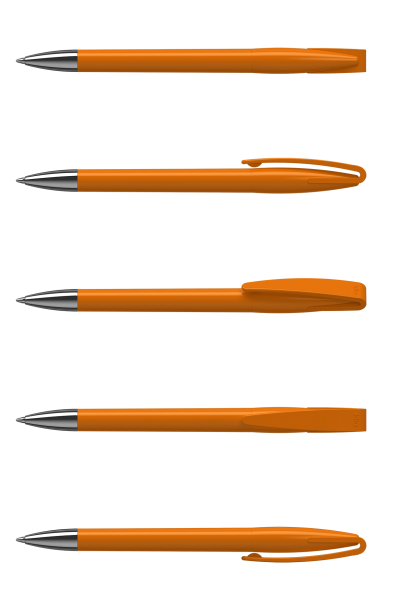 Klio-Eterna Kugelschreiber Cobra high gloss Mn 41028 Hellorange TL