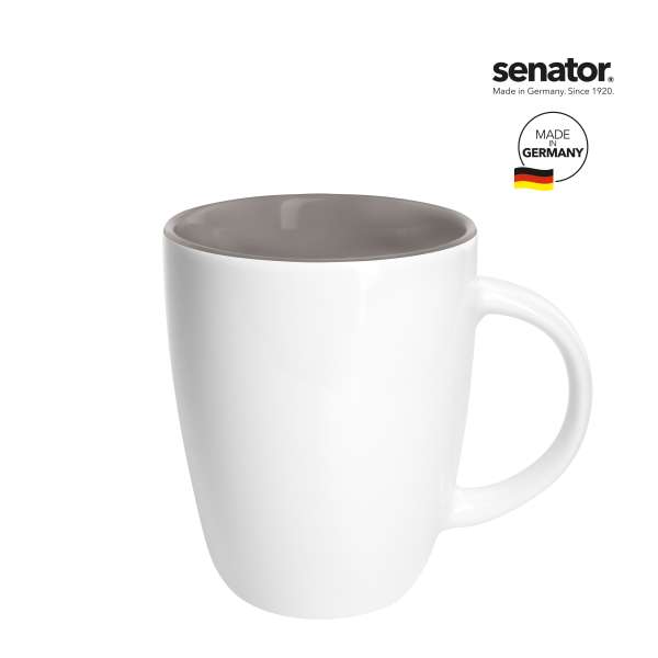 ELITE INSIDE SENATOR Kaffeetasse Warmgrau inkl. 1C-Druck
