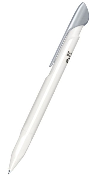 SENATOR Kugelschreiber EVOXX POLISHED RECYCLED LC 3275 - Weiß-Silber