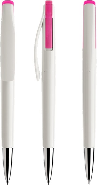 prodir Kugelschreiber DS2 PPC-T Weiß T25 Pink